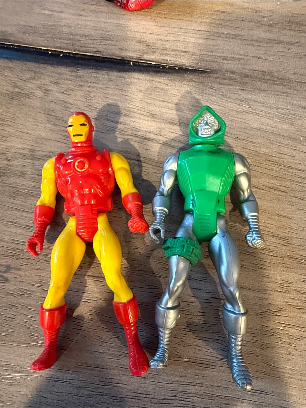 1984 Marvel Action Figures Iron man and  Dr. Doom